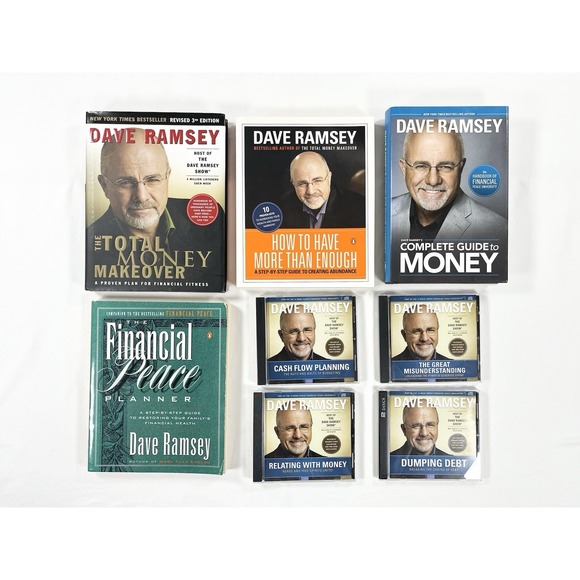 Other - Dave Ramsey Financial Peace University Book Lot & 4 CD Set Total Money Makeover